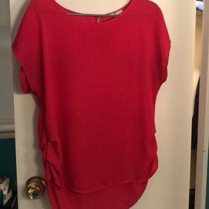 Hot pink blouse